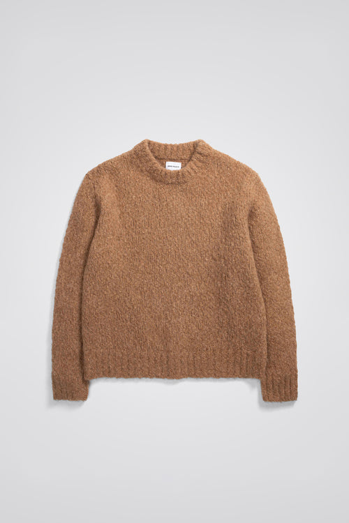 SPORTIVO STORE_Rasmus Relaxed Flame Alpaca Sweater Camel