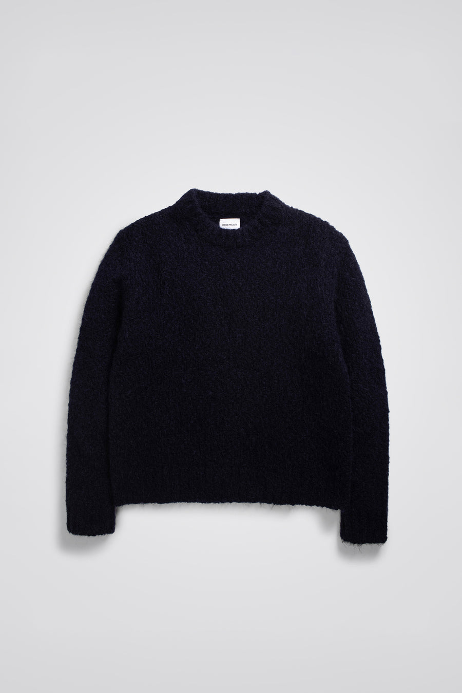 SPORTIVO STORE_Rasmus Relaxed Flame Alpaca Sweater Navy