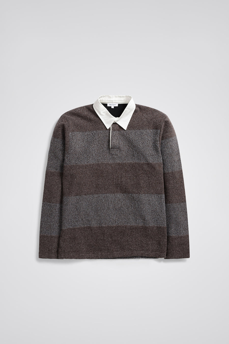 SPORTIVO STORE_Ruben Brushed Jersey Rugby LS Polo Espresso