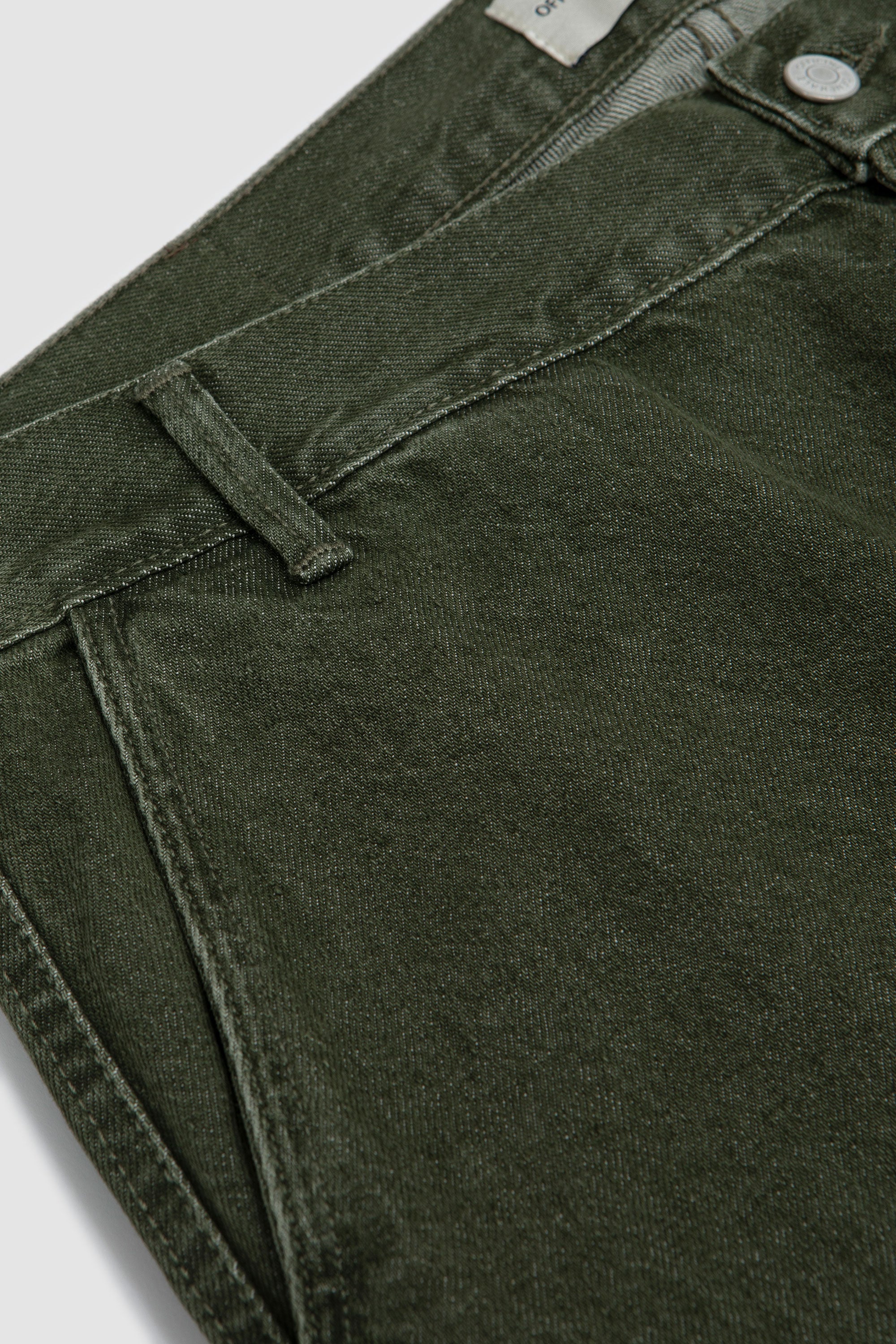 Nemir Piece Dye Rec. Cotton Jeans Olive Night_2