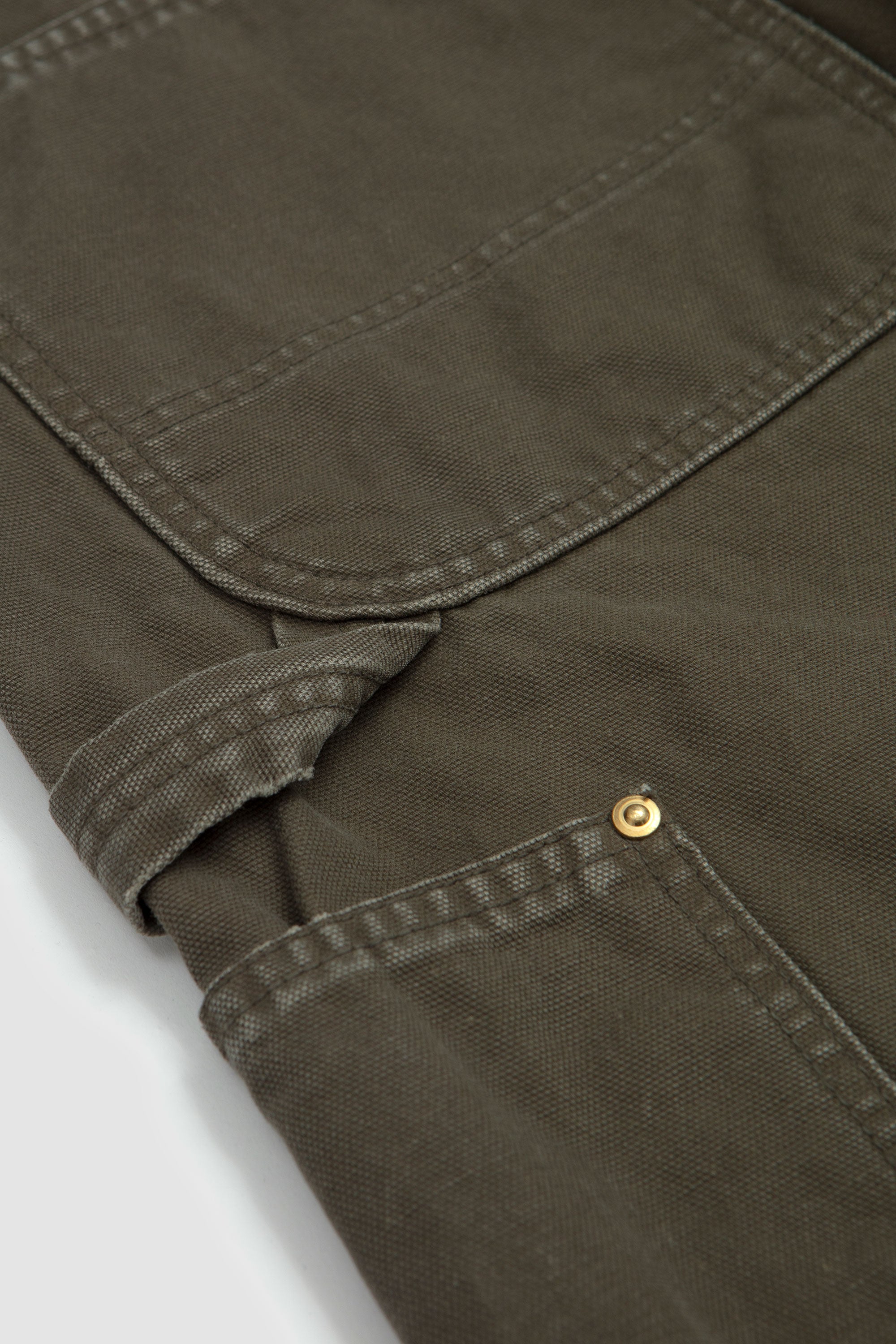 Dad's Fit Painter Pants Army Green_3