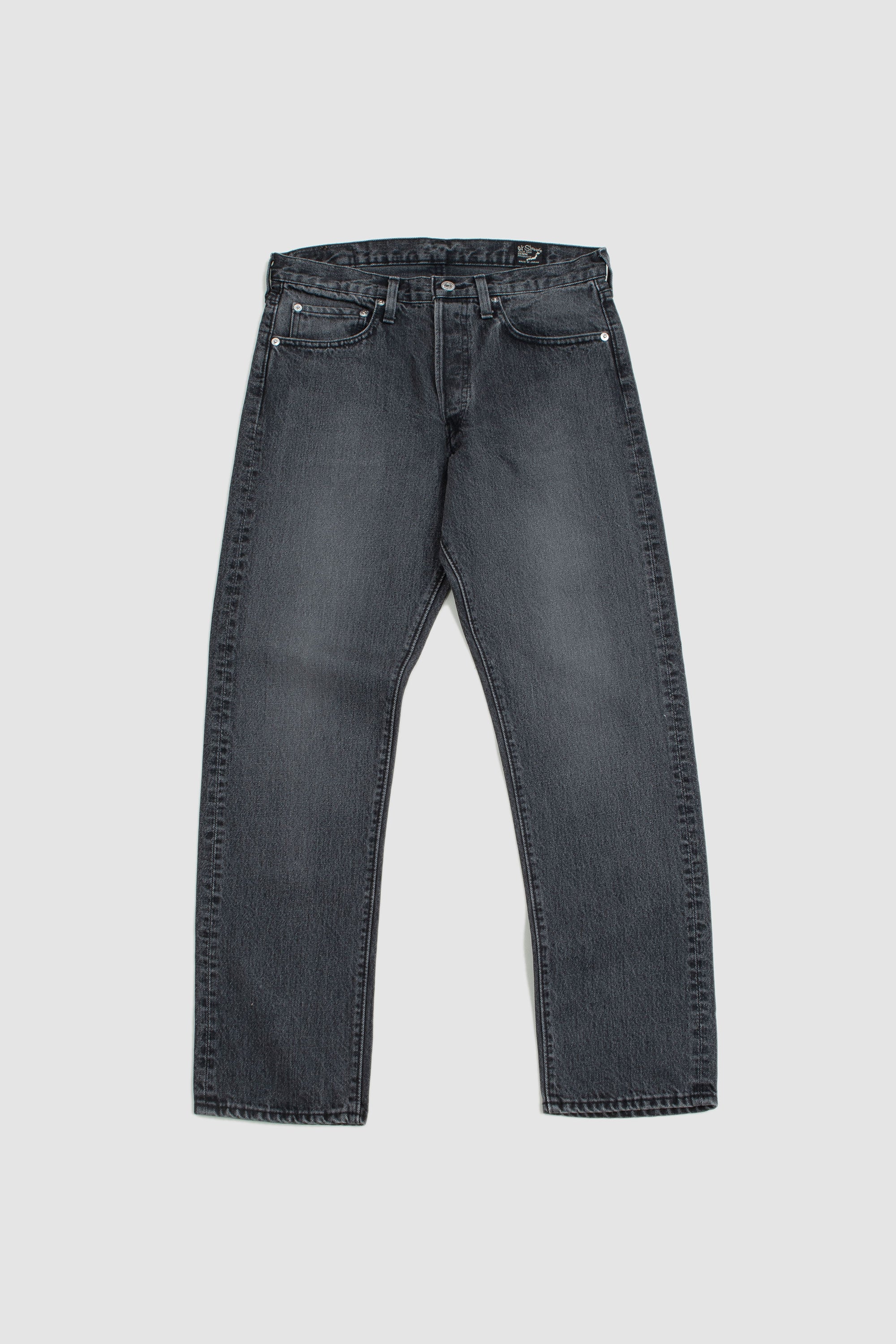 Standard Pants 90's Black Denim Stone_1