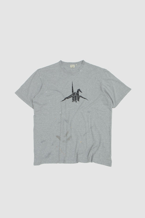 SPORTIVO STORE_T-Shirt Origami Print Heather Gray
