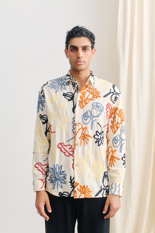 SPORTIVO STORE_Pino Shirt Blooming Embroidery