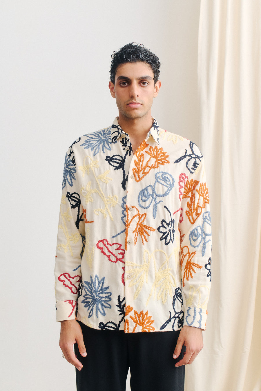 SPORTIVO STORE_Pino Shirt Blooming Embroidery