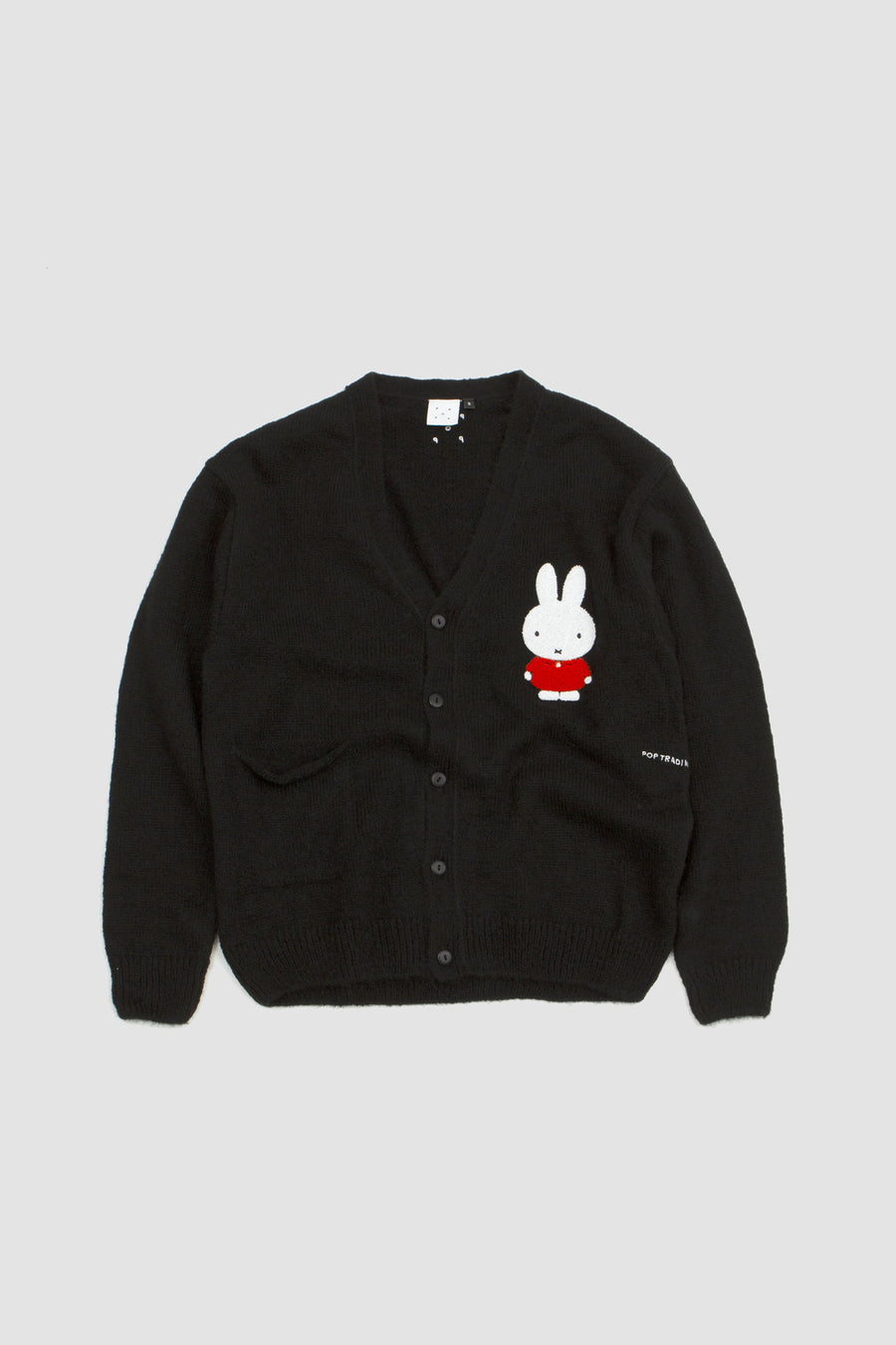 SPORTIVO STORE_Miffy Aplique Knitted Cardigan Black