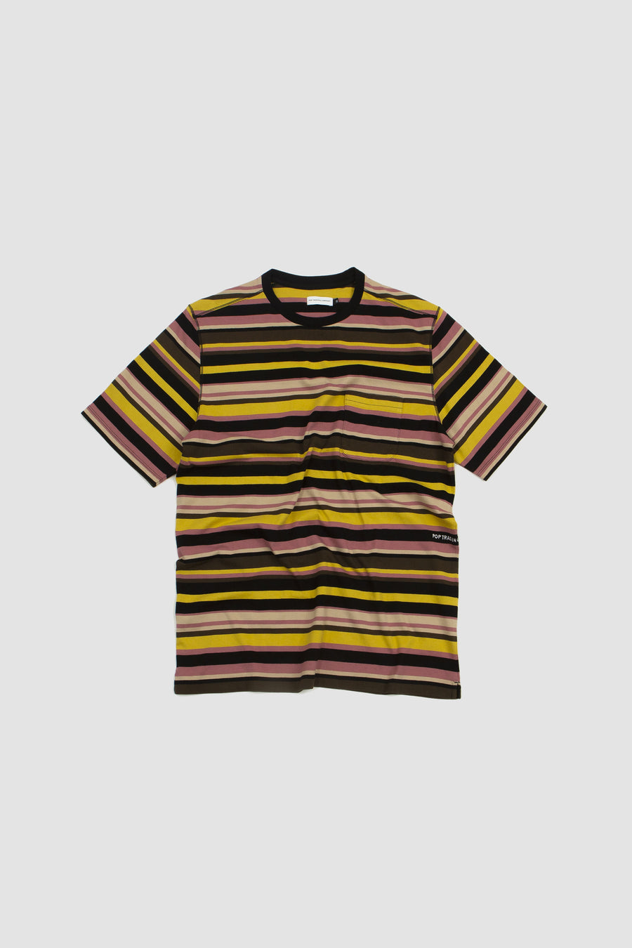 SPORTIVO STORE_Striped Pocket T-Shirt Black/Multi