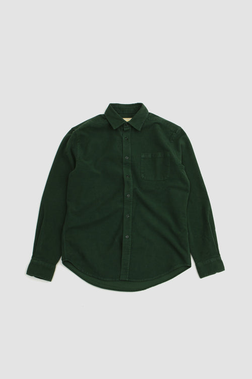 SPORTIVO STORE_Moleskin Overshirt Green