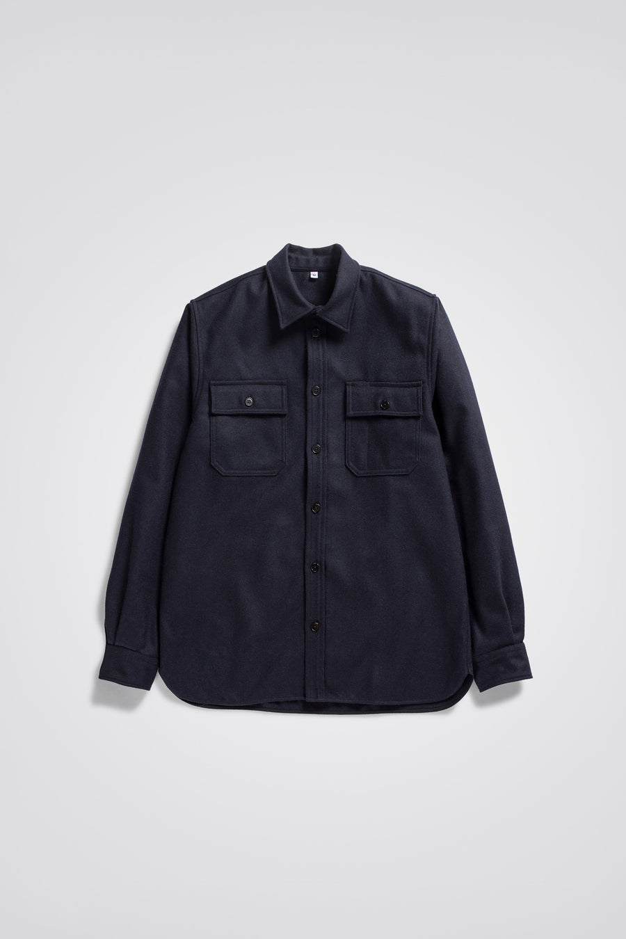 SPORTIVO STORE_Silas Wool Overshirt Dark Navy