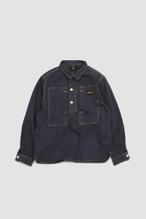 SPORTIVO STORE_Painters Shirt Navy Herringbone