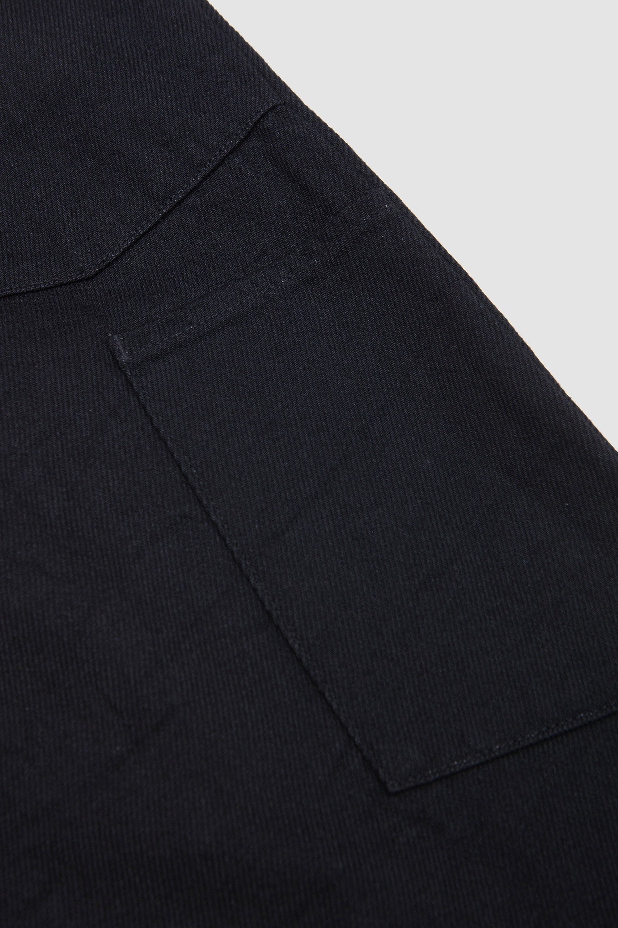 12OZ Denim 1 Tuck Pants Black_3