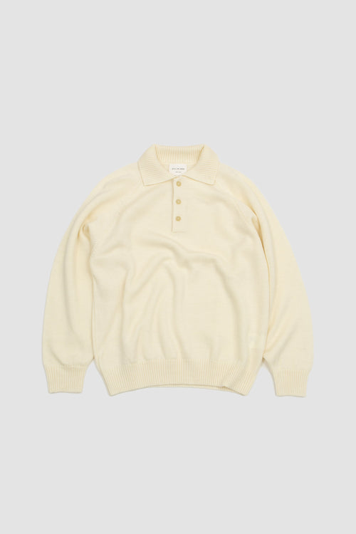 SPORTIVO STORE_7G Knitted Polo Ecru