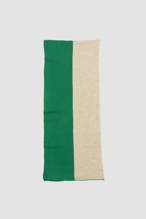 SPORTIVO STORE_Bicolour Stole Green/Beige