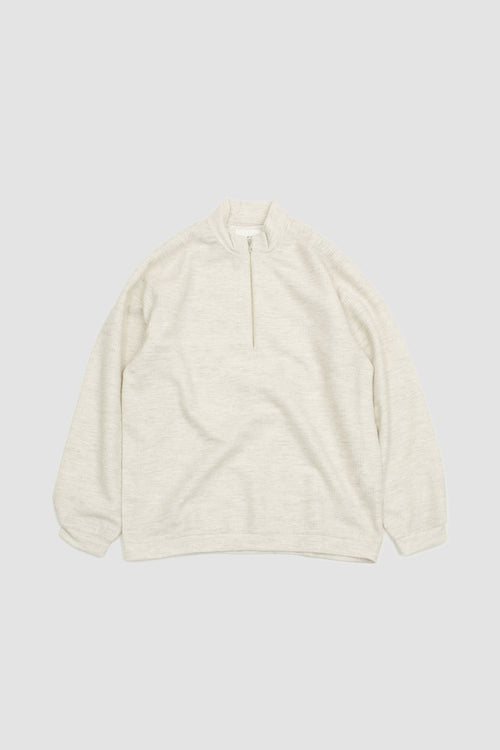 SPORTIVO STORE_Half Zip Pullover Oatmeal