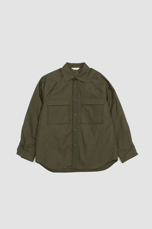 SPORTIVO STORE_Micro Rip Padded Shirt Khaki Green