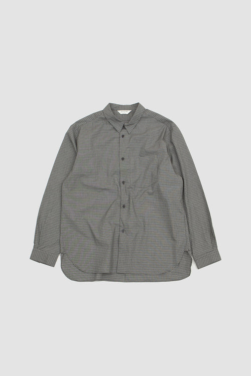 SPORTIVO STORE_Regular Collar Shirt Charcoal Check