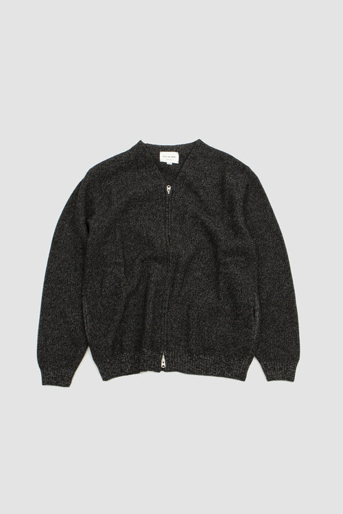 SPORTIVO STORE_Zip Up Cardigan Ink Black