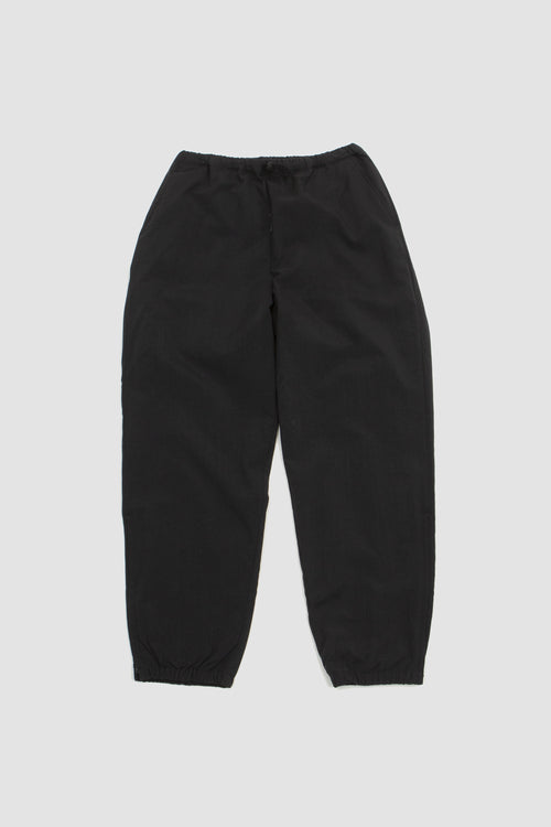 SPORTIVO STORE_Zipped Hem Nylon Pants Black Navy