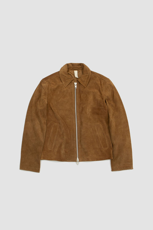 SPORTIVO STORE_Short Jacket Suede Khaki