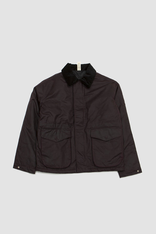 SPORTIVO STORE_Waxed Short Jacket Burgundy