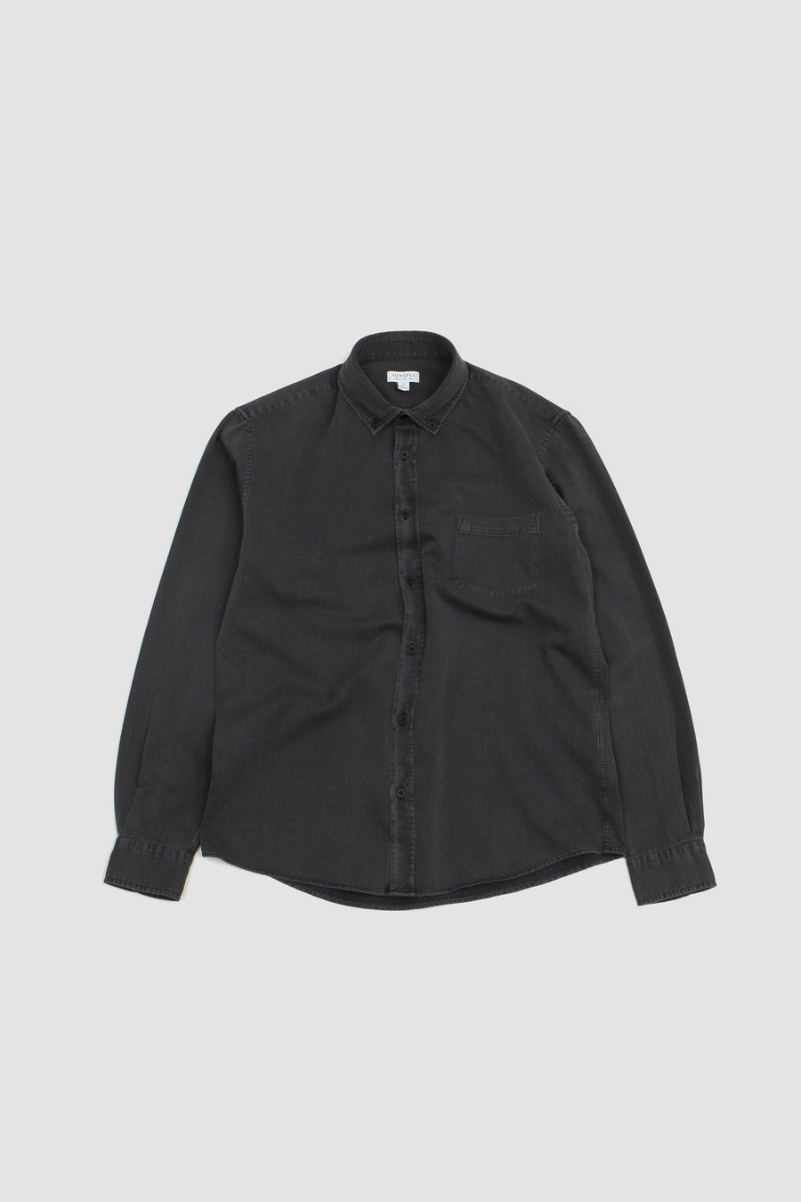 SPORTIVO STORE_Button Down Shirt Black Rinse Denim