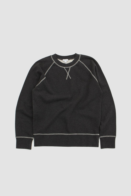 SPORTIVO STORE_Fleeceback Sweatshirt Blue Charcoal Melange