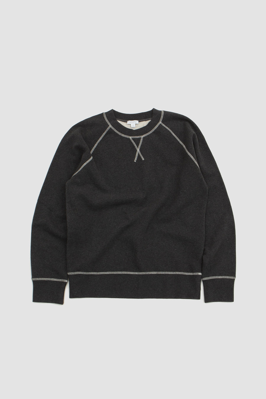 SPORTIVO STORE_Fleeceback Sweatshirt Blue Charcoal Melange
