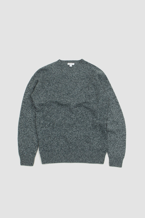 SPORTIVO STORE_Lambswool Crew Neck Green Sage Twist