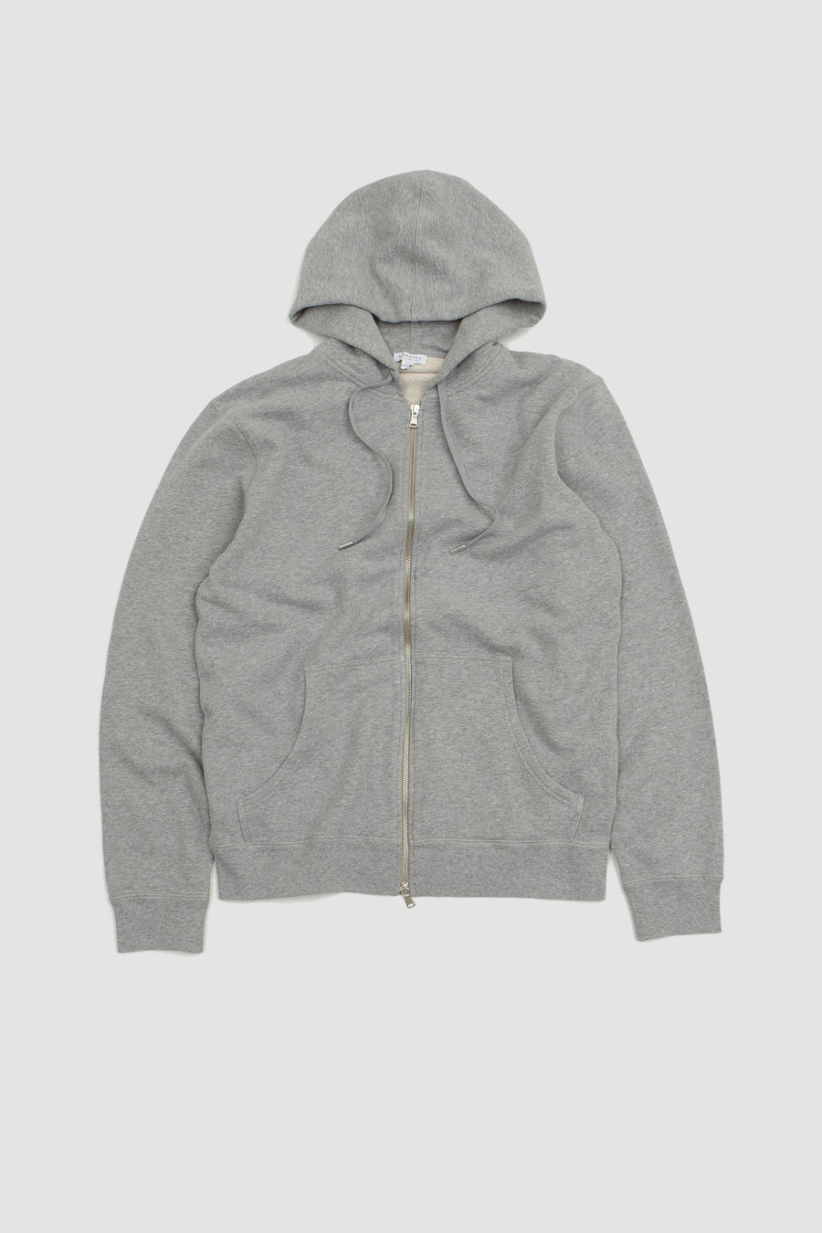 SPORTIVO STORE_Loopback Zip Hoody Grey Melange