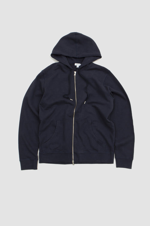 SPORTIVO STORE_Loopback Zip Hoody Navy