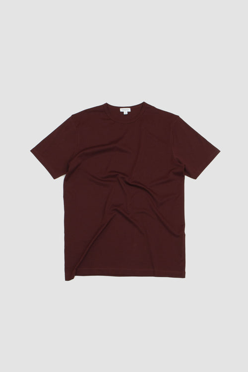 SPORTIVO STORE_SS Crew Neck T-Shirt Maroon23