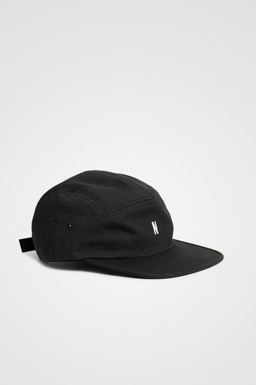 SPORTIVO STORE_Twill 5 Panel Cap Black