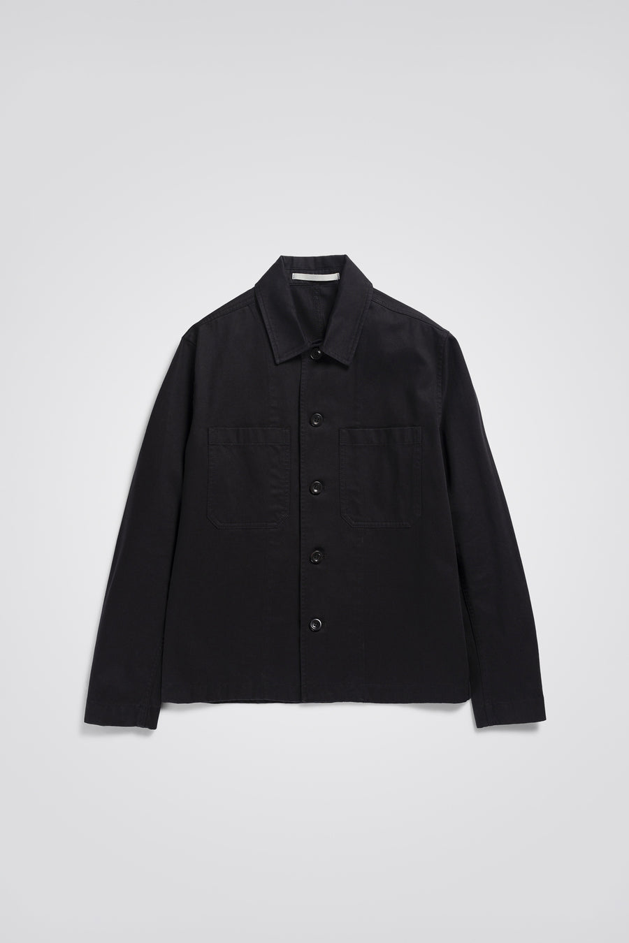 SPORTIVO STORE_Tyge Org. Broken Twill Overshirt Black