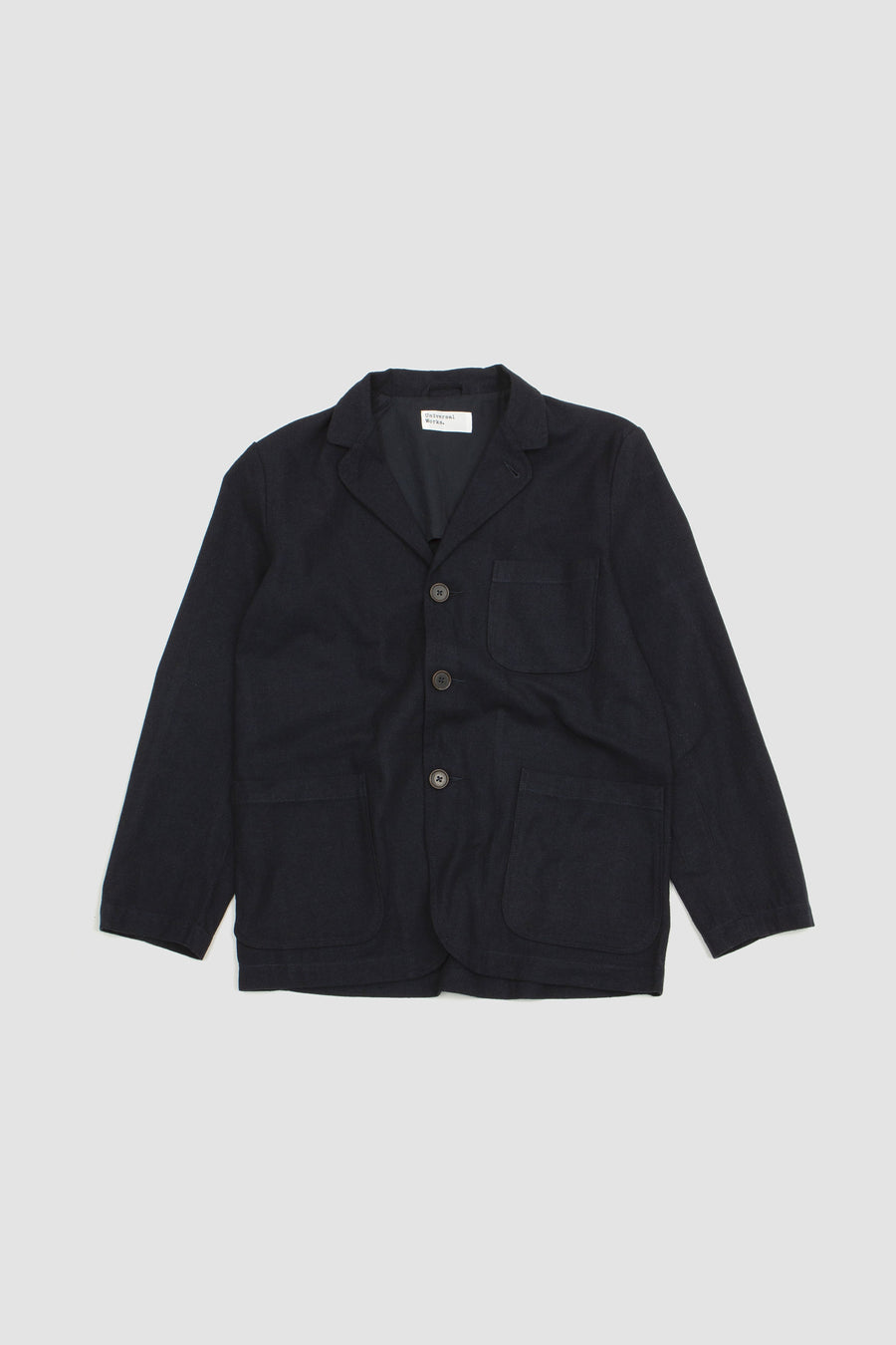 SPORTIVO STORE_3 Button Veta Upcycled Cotton Jacket Navy