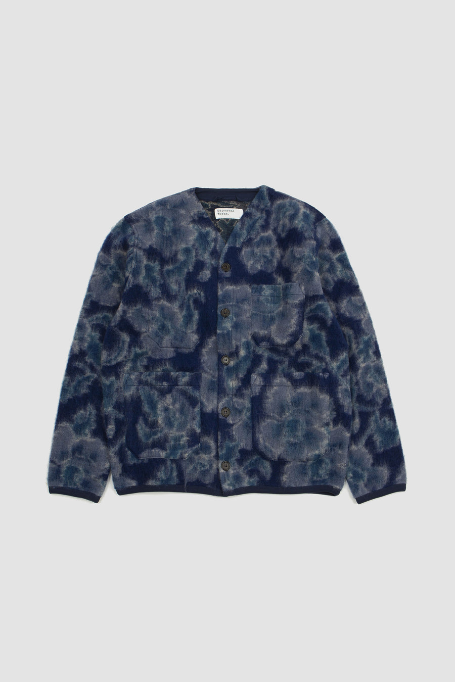 SPORTIVO STORE_Cardigan Flower Fleece Navy