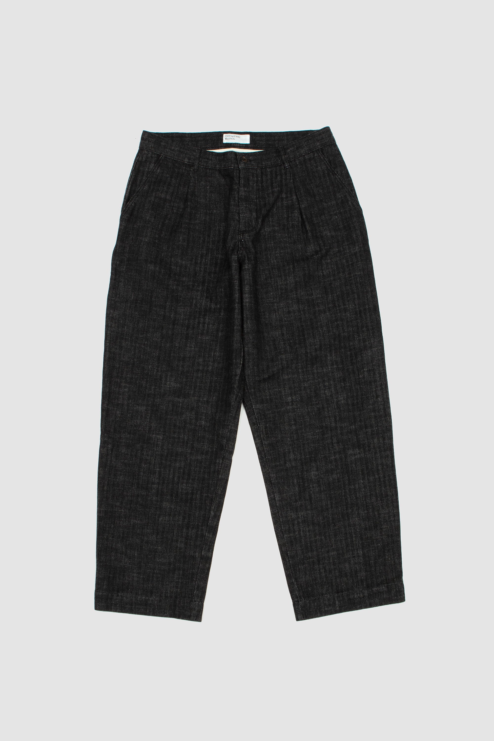 Duke Pant Cotton Denim Black_1