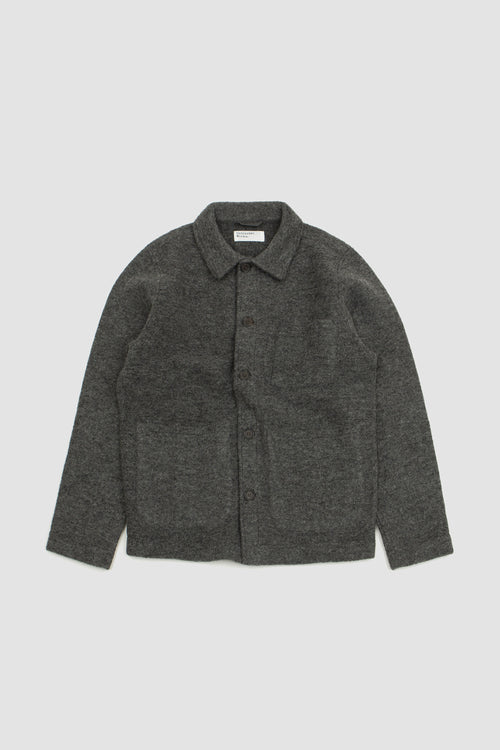 SPORTIVO STORE_Field Jacket Wool Fleece Grey Marl
