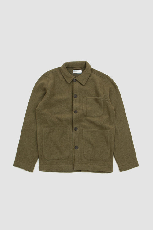 SPORTIVO STORE_Field Jacket Wool Fleece Lovat