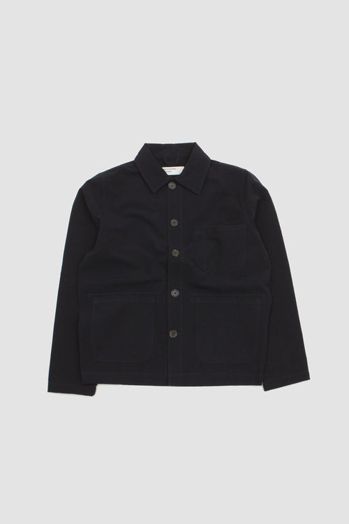 SPORTIVO STORE_Field Wool/Cotton Seersucker Jacket Navy