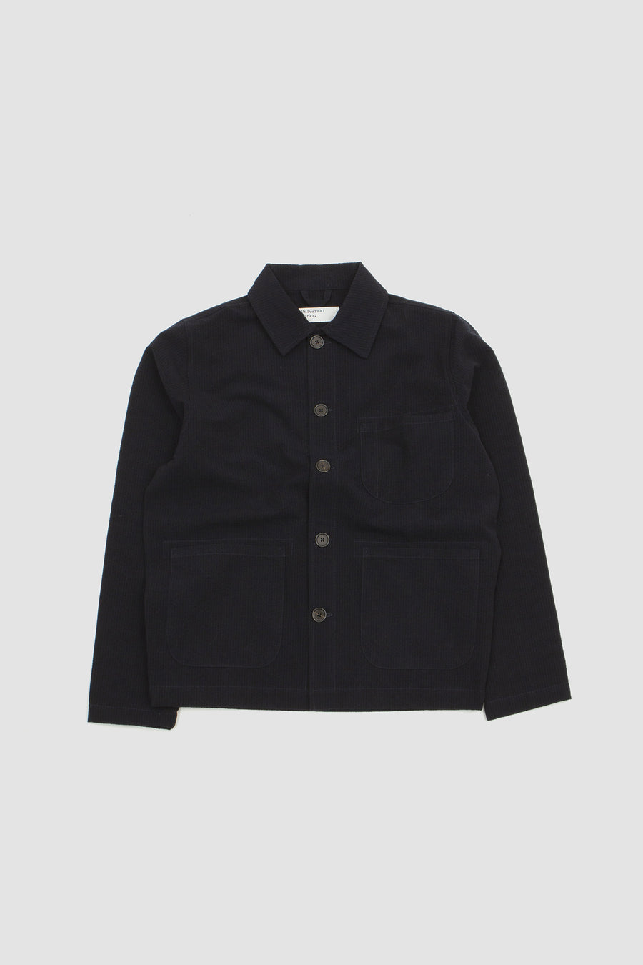 SPORTIVO STORE_Field Wool/Cotton Seersucker Jacket Navy