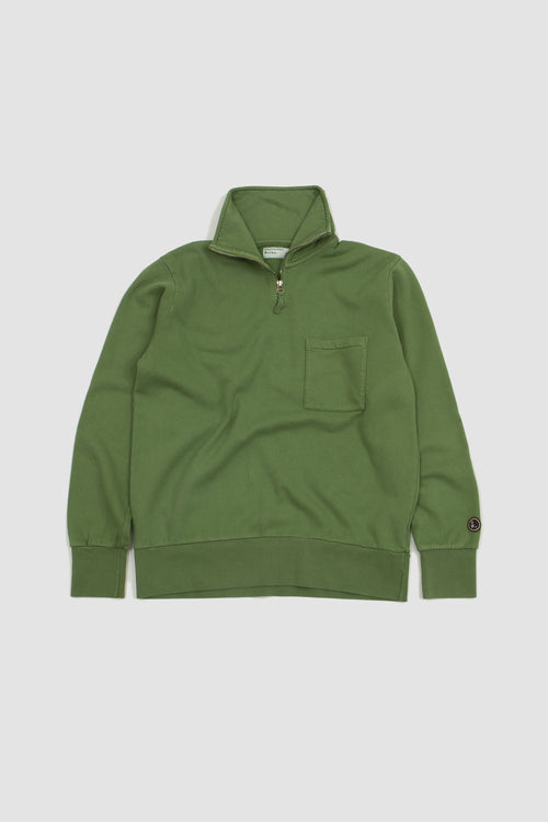 SPORTIVO STORE_Half Zip Sweatshirt Green