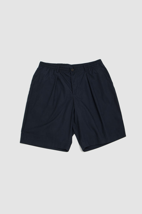 SPORTIVO STORE_Pleated Rec. Poly Tech Track Short Navy