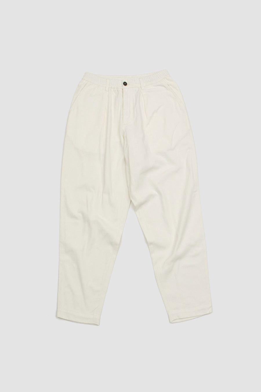 SPORTIVO STORE_Pleated Track Pant Winter Twill Winter White