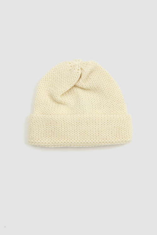 SPORTIVO STORE_Short Watch Cap British Wool Ecru