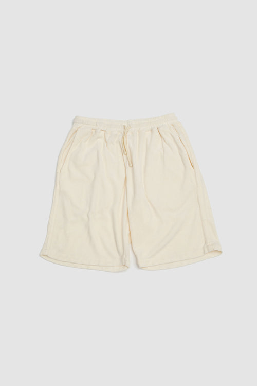SPORTIVO STORE_Simple Short Light Weight Terry Ecru