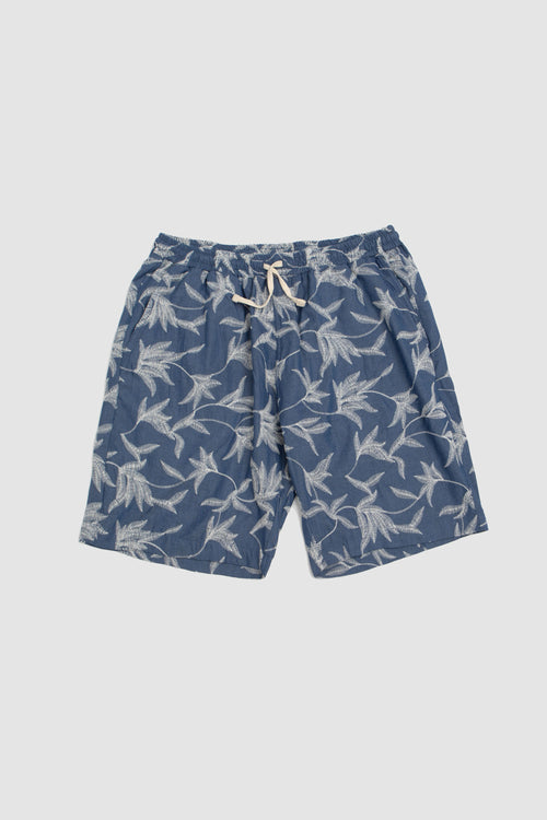 SPORTIVO STORE_Simple Short Summer Jungle Cotton Indigo