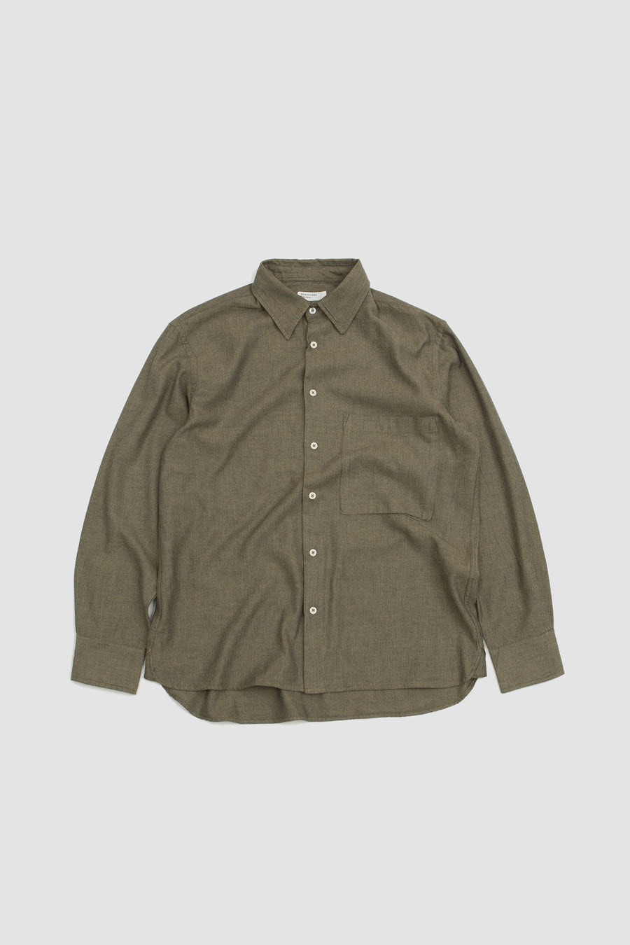 SPORTIVO STORE_Square Pocket Shirt It Brushed Twill Olive
