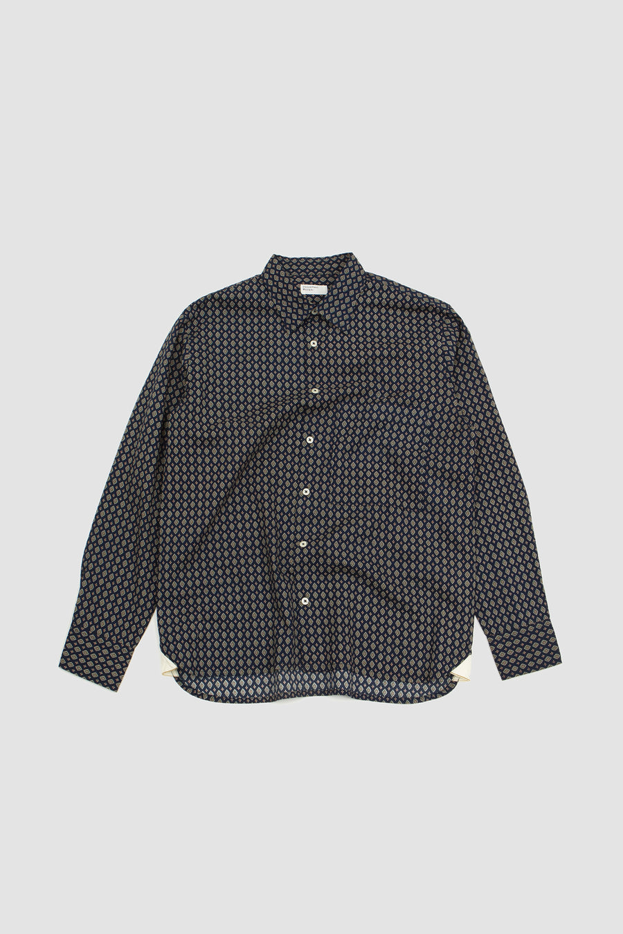 SPORTIVO STORE_Square Pocket Shirt Pyjama Print Navy