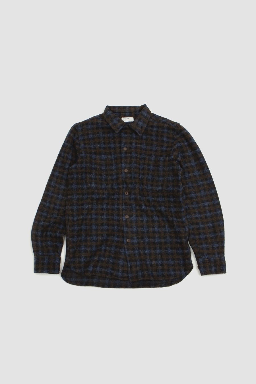 SPORTIVO STORE_Work Shirt Checkered Fleece Brown/Sky