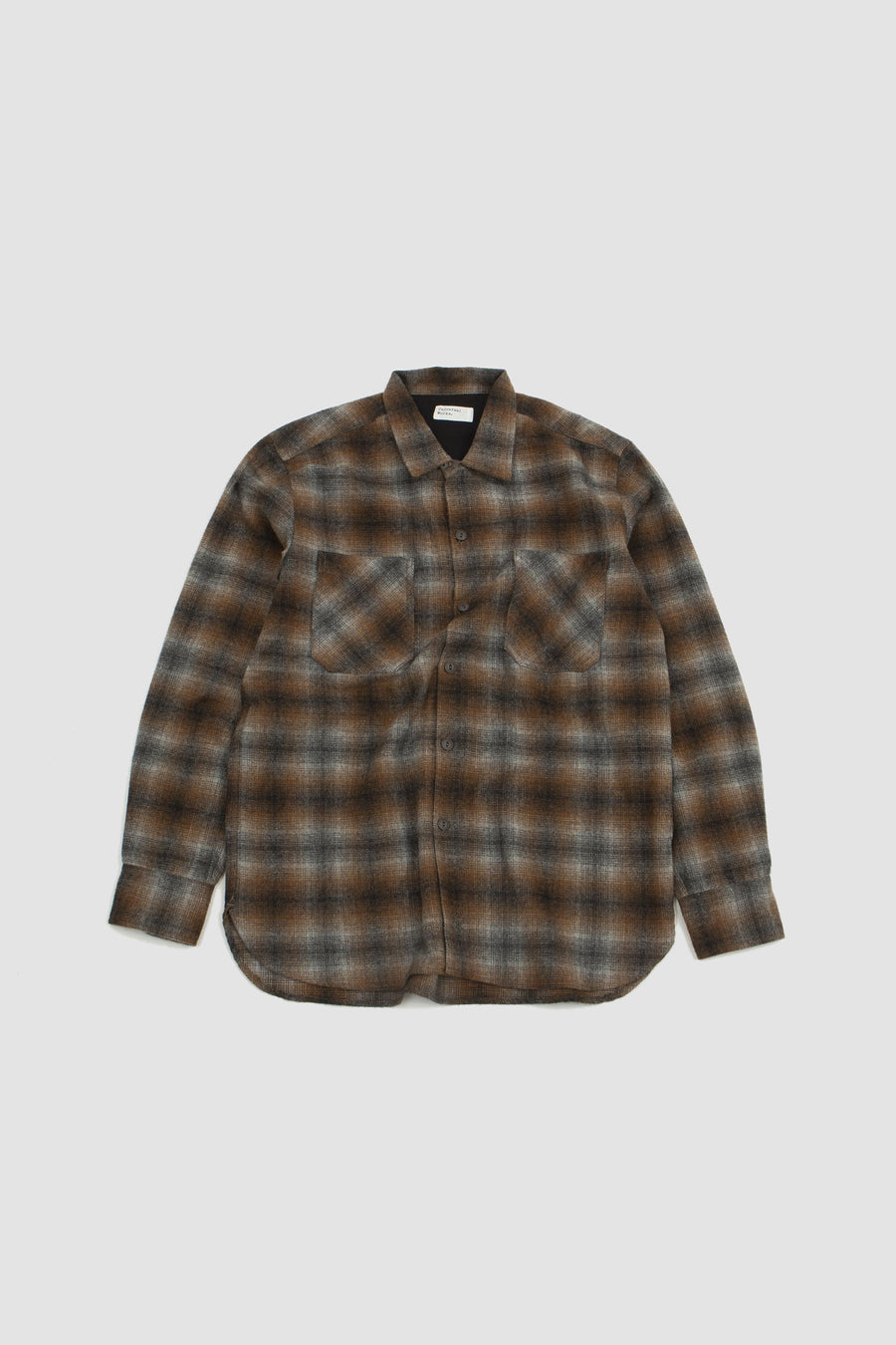 SPORTIVO STORE_Work Shirt Wool Mix Brown Check